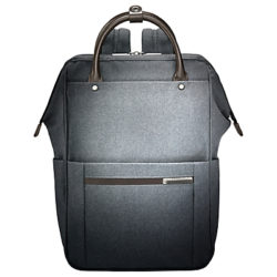 Briggs & Riley Kinzie Frame Wide-Mouth Backpack Grey